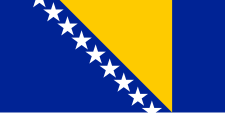 Drapeau de la Bosnie-Herzégovine