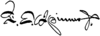 Francis E. Spinner signature.png