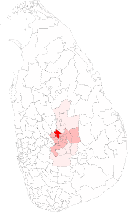 Location of Harispattuwa