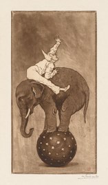 Elephant and Clown