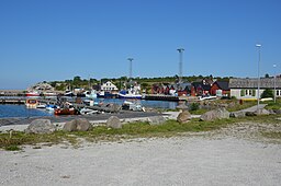 Herrviks hamn från väster.