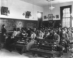 History class at Tuskegee, 1902