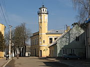 Вид на ратушу з вулиці Львівської