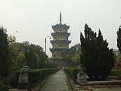 Kaiyanin temppelin läntinen Renshou pagodi.