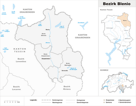 Localisation de District de Blenio