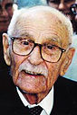 Leopold Vietoris an seinem 110. Geburtstag im Jahr 2001