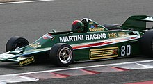 The 1979 Lotus 80 was designed to maximize ground effect. Lotus 80 2008 Silverstone Classic.jpg