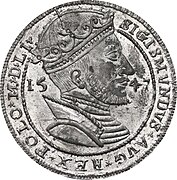jednostronna odbitka talara 1547 Zygmunta II Augusta