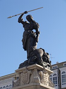 María Pita, Skulptur von Xosé Castiñeiras in La Coruña