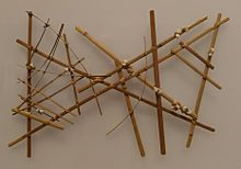 Micronesian navigational chart