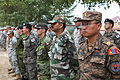 Mongolian, Indian, Canadian, South Korean, and American combat medics during Khaan Quest 2013