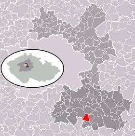 Localisation de Mirošovice