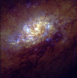 Hubblen kuva NGC 1808:n keskustasta