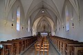 La nef de la chapelle Notre-Dame-de-la-Salette.