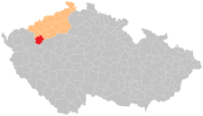 Správní obvod obce s rozšířenou působností Podbořany na mapě