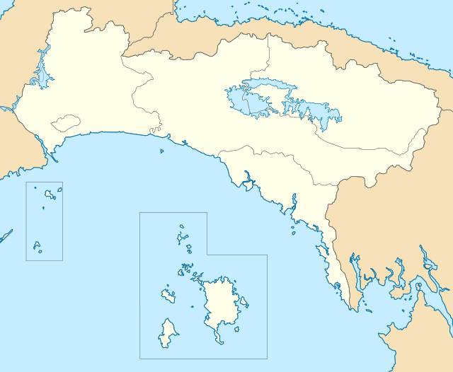 Mapa konturowa prowincji Panama, po lewej nieco u góry znajduje się punkt z opisem „Panama”