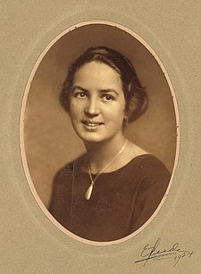 Elisabeth Meyer, foto: Ernest Rude, 1924