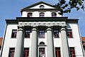 Von Lohse 1802 entworfenes Herrenhaus für die Spinnerei Bernhard (Rückansicht)