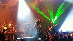 Rise Against at RAMFest 2013 in Johannesburg, South Africa.jpg