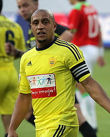 Playing for a Russian team, Roberto Carlos was twice faced with racial abuse on the field. Roberto Carlos 37914.jpg