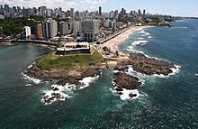 The extreme southern point of the city in the neighborhood of Barra. Salvador BA.jpg