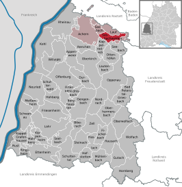 Kaart van Sasbachwalden