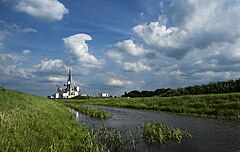 Schoonebeker Diep met Duitse boortoren