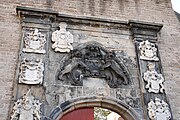 Zizelkatuko heraldika armarriak goialdean, Leiden