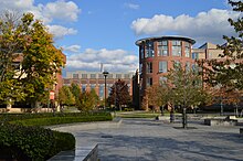 Image of Link Hall, Life Sciences Complex, and Shaffer Art Building at Syracuse University