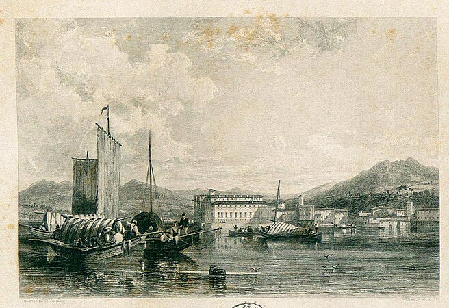 Simplon et l'Italie septentrionale, 1833 – Lago Maggiore
