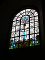 Decorated window of the church.