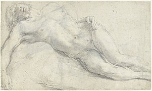 Chalk study, c. 1599–1604, Rijksmuseum