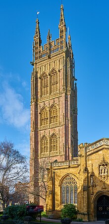 St. Mary Magdalene, Taunton "The grandest of all English parish church towers." Taunton St Mary Magdalene-Tower.jpg