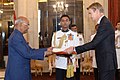 Ambassador Klas Molin (2017–2022) and President Ram Nath Kovind.