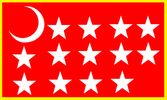 The "Van Dorn battle flag" used in the Western theaters of operation