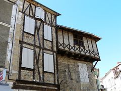 Maisons à colombages.