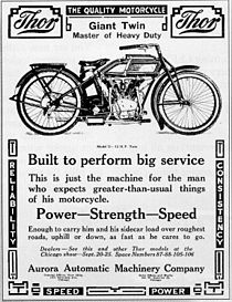 Thor advertentie uit 1914