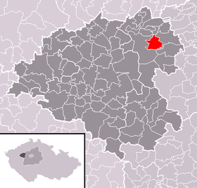 Localisation de Třtice