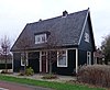 Houten woonhuis