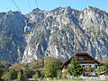 Cablecarril para ascender a la montaña Untersberg.