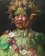 Peinture ambiguë Vertumne de Giuseppe Arcimboldo, 1590.