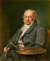 Retrato de Goya, por Vicente López (1826).