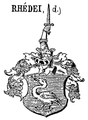 Wappen derer von Rhédei (Siegel von 1634) bei Johann Siebmacher