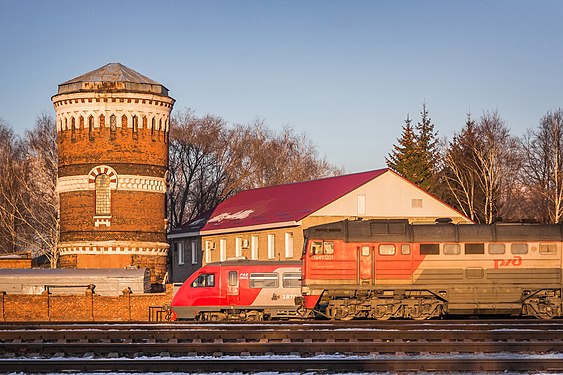 Водонапорная башня Рязанско-Уральской железной дороги, Тамбов Автор — Саня Новиков