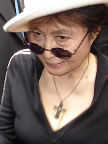 Ono at the opening ceremony of her art exhibition in São Paulo, Brazil. November 2007.