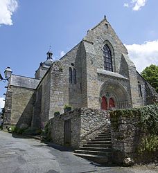 The church in La Trinité-Porhoët