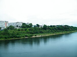 De Oessoeri rivier in Lesozavodsk
