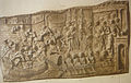 Traianus oszlopának XXV. jelenete, mely valószínűleg a római császár viminaciumi főhadiszállását ábrázolja