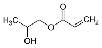 Strukturformel von 2-Hydroxypropylacrylat