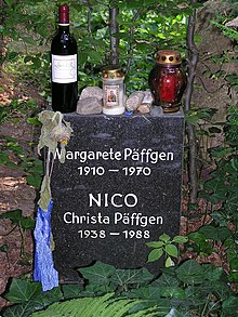 Grabmal NICO & Mutter - Friedhof Berlin Grunewald-Forst
